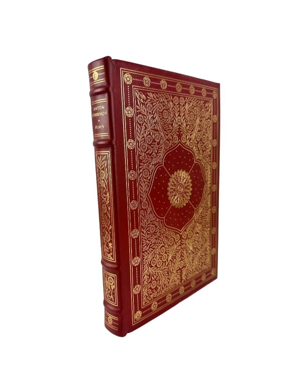 The Oxford Library Anton Chekov Greatest Plays Leather Bound Gold Leaf Book 1984